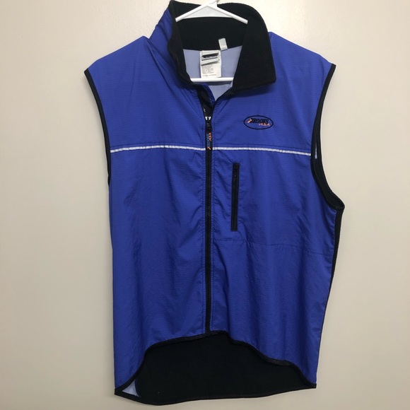 brooks vest blue